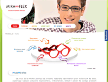 Tablet Screenshot of miraflex.optykon.pl